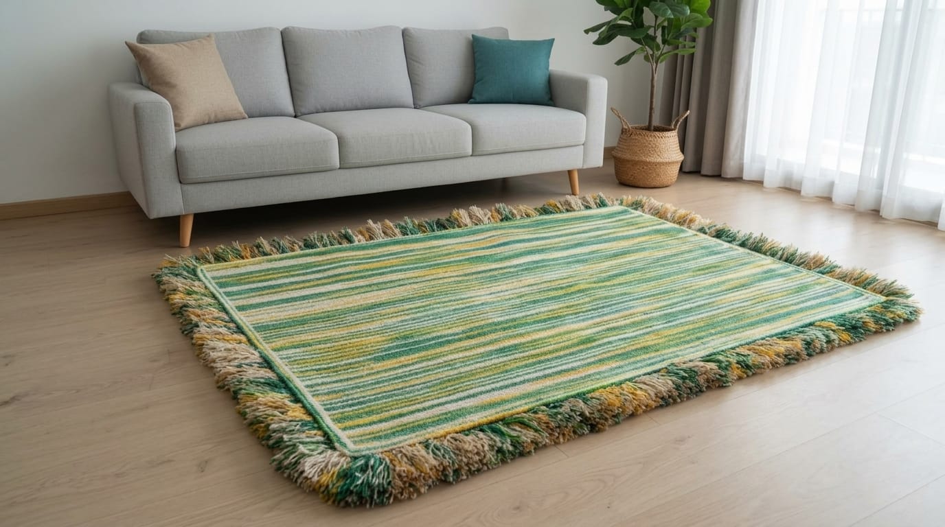 Premium Handcrafted Jute Area Rug 3' 5'